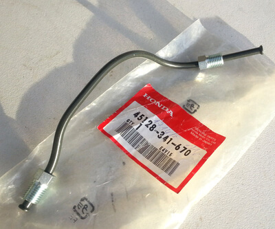 Brake Line Pipe B lower metal Honda CB750Four K0toK6 new