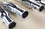 Exhaust Muffler Set 4-4 Honda CB500Four CB550K1 new Repro