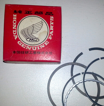 PISTON RING SET 1.00 Honda CB750K0-K6+F1 original new