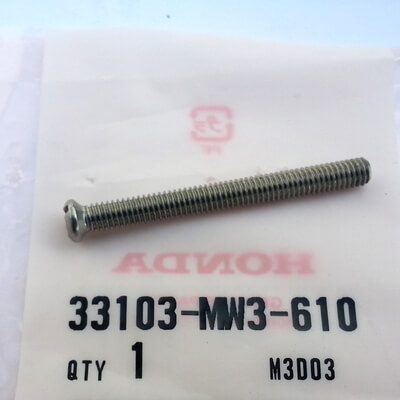 SCREW BEAM ADJUST CBX FT500 CB125S VT1100 CB750A