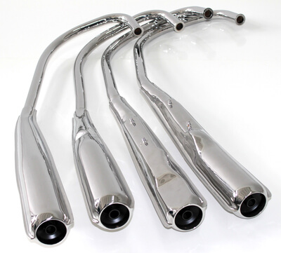 Muffler Kit exhaust 4-4 Honda CB350Four new