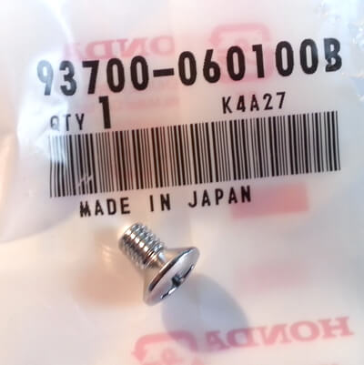 SCREW 6X10 Honda CB-Four new
