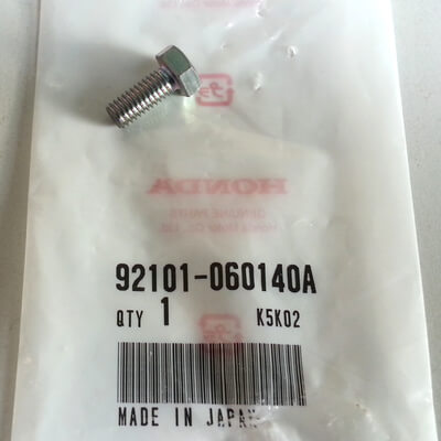 BOLT HEX 6x14  Honda new