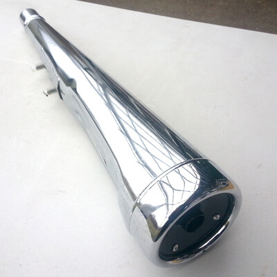 Muffler Silencer right Honda CX500 GL500 Repro neu
