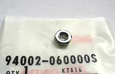 Nut Thin 6mm Honda CB new