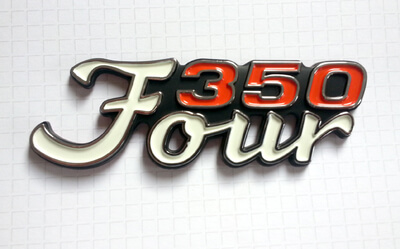 Sidecover Emblem Honda CB350Four new