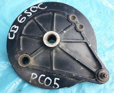 Brake shoes plate Honda CB650C RC05+RC08 + CB750C RC06 used