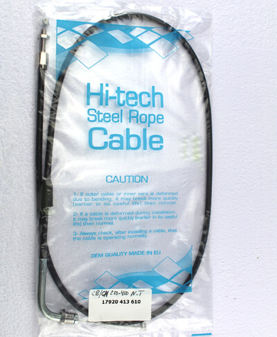 Throttle Cable B  close Honda CB250N CB400N CM250T CM400T new