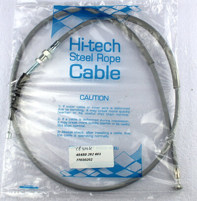 Brake cable front Honda CB450K new