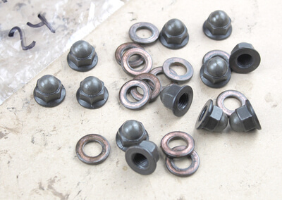 Flange Nut Cap Set cylinder head Honda BoldOr used