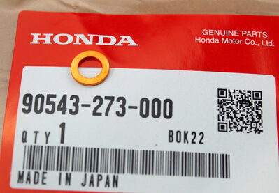 Washer Copper Drain Fork Honda CB Four models + BoldOr + Goldwing new