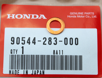Washer Copper 8mm Drain Fork Honda CB Four models + BoldOr + Goldwing new