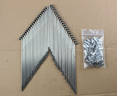 Stainless Steel Spokes Set rear wheel Honda CB750K0-K6 CB550K3 CB550F2 new