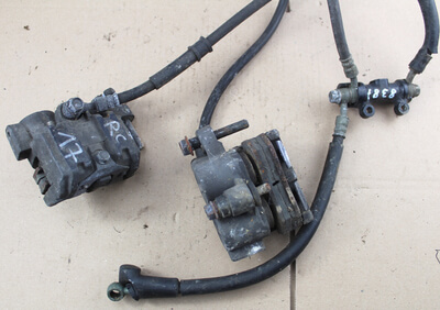 Front brake Honda CBX750F RC17 left + right used 