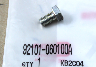Bolt hex 6x10 Honda new