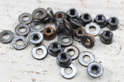 Set of washers and nuts cylinder head Honda CB750Four used