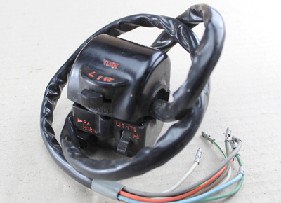 Handlebar switch left Honda new part from old stock NOS