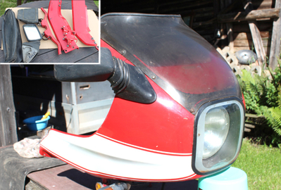 Fairing red-white Original Honda BoldOr used