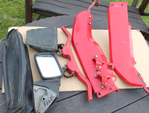 Fairing red-white Original Honda BoldOr used