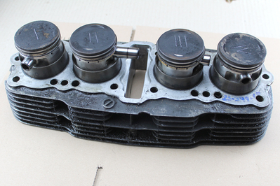 Cylinder with piston with rings Honda CB500Four drilled out used