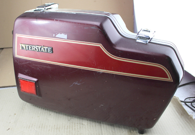 Case red right Honda GL650 Silverwing Interstate used