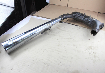 Exhaust collector + pipe right Honda CX500 used