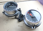 Tachometer-speedometer unit Honda GL500-650 Silverwing with bracket used