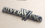 Emblem SILVERWING side cover Honda GL500-650 used