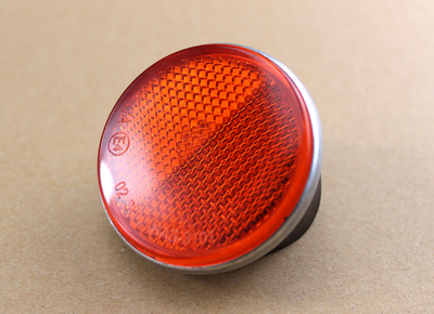 Front reflector with rubber base Honda CB350Four CB400F CB500F CB750Four K2-K6 neu