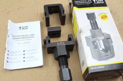 Chain riveting tool DID CB-Four Modelle used