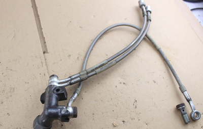 Distributor brake fluid with steel braided brake lines Honda CB 500-550-750 Four used
