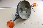 Front indicator with bracket and lamp housing Honda CB550F CB750F1 used
