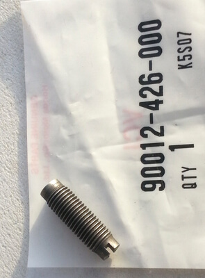 TAPPET ADJUSTMENT SCREW CB500Four CB550K-F CB650F-C CB750Four K0-K7-F1-F2 CB360G