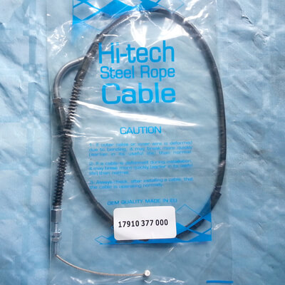 Throttle Cable open Honda CB350F CB400F new