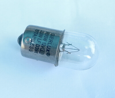 Bulb 12V 10W alternative tail light bulb specifically for yellow-red taillight