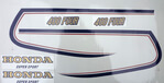 Tank Decor + Emblems Honda CB400Four gold-blue for yellow